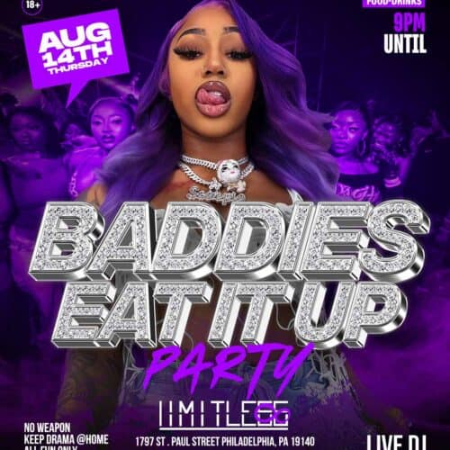 Baddies Eat It Up Party (PSD Template)