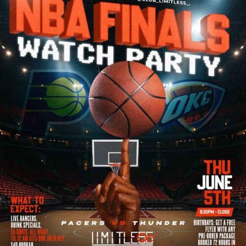 NBA Finals Watch Party (PSD Template)