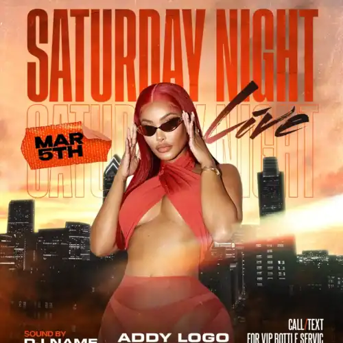 Saturday Night Live (PSD Template)